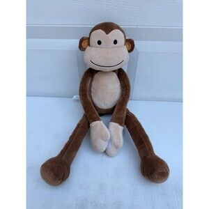 Lambs & Ivy Papagayo Monkey Plush Stuffed Animal Toy Brown Tan Long Legs Arms